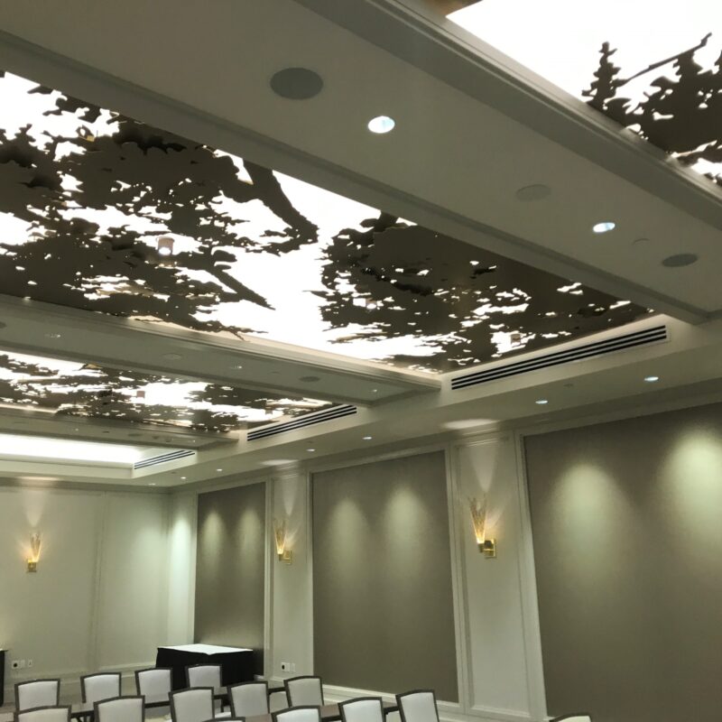 Backlit tree ceiling 2